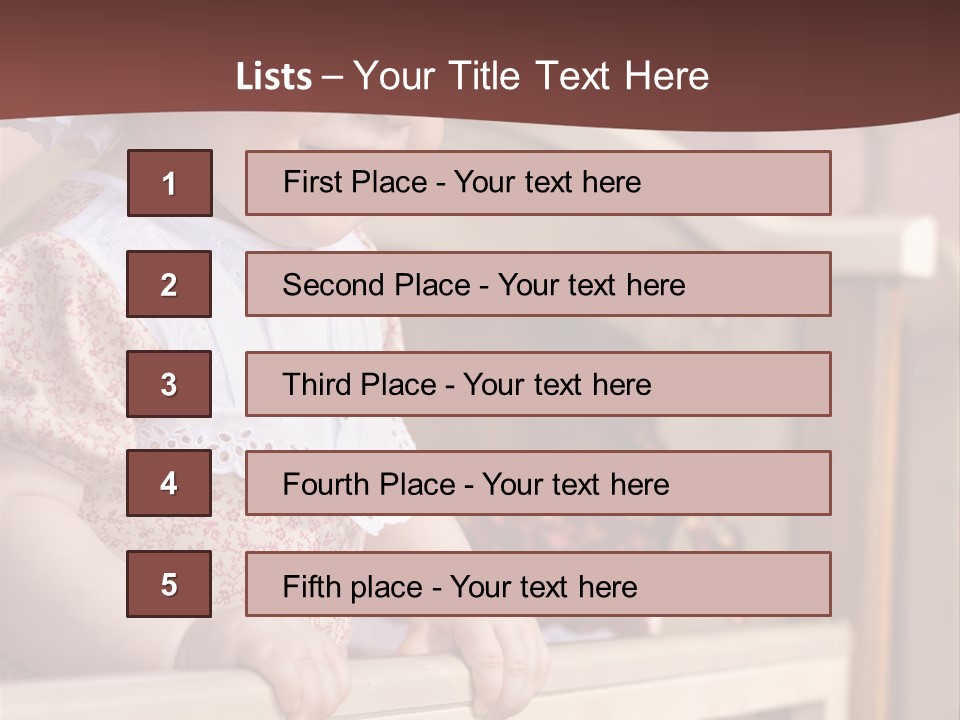 Small Baby Positive PowerPoint Template
