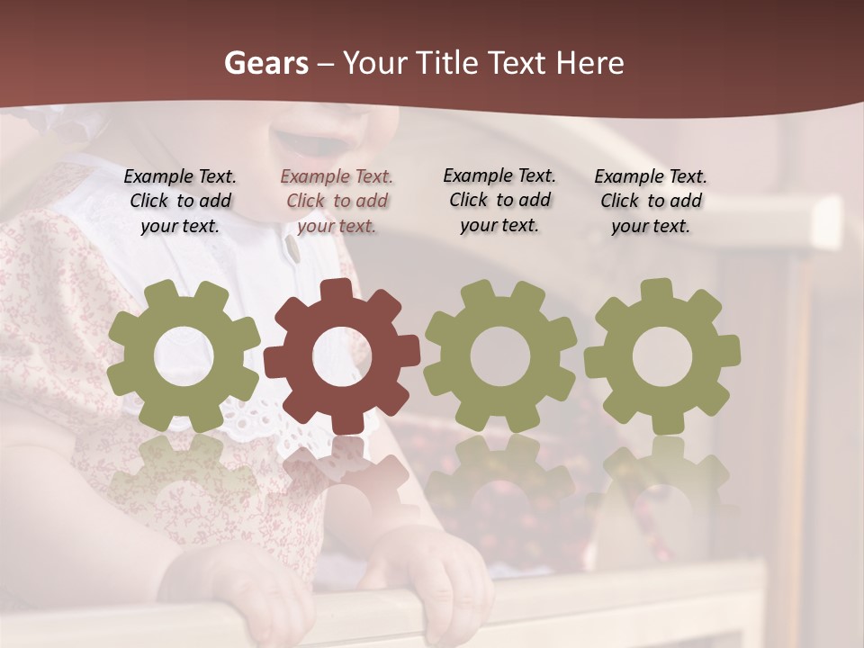 Small Baby Positive PowerPoint Template