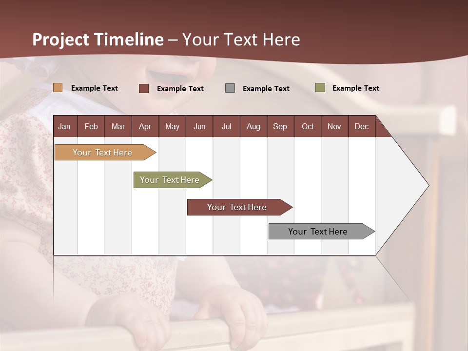 Small Baby Positive PowerPoint Template