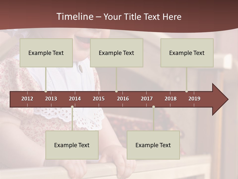 Small Baby Positive PowerPoint Template