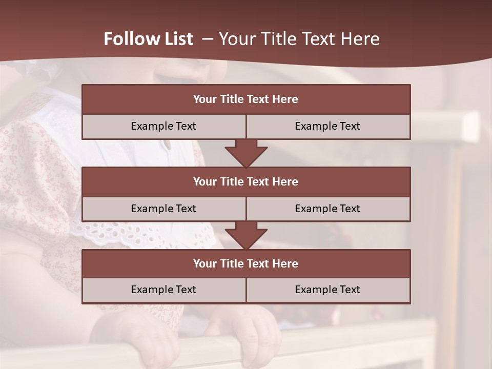 Small Baby Positive PowerPoint Template