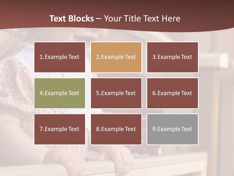 Small Baby Positive PowerPoint Template