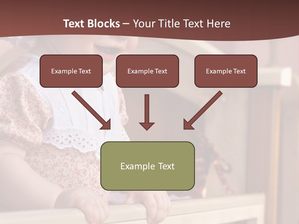 Small Baby Positive PowerPoint Template