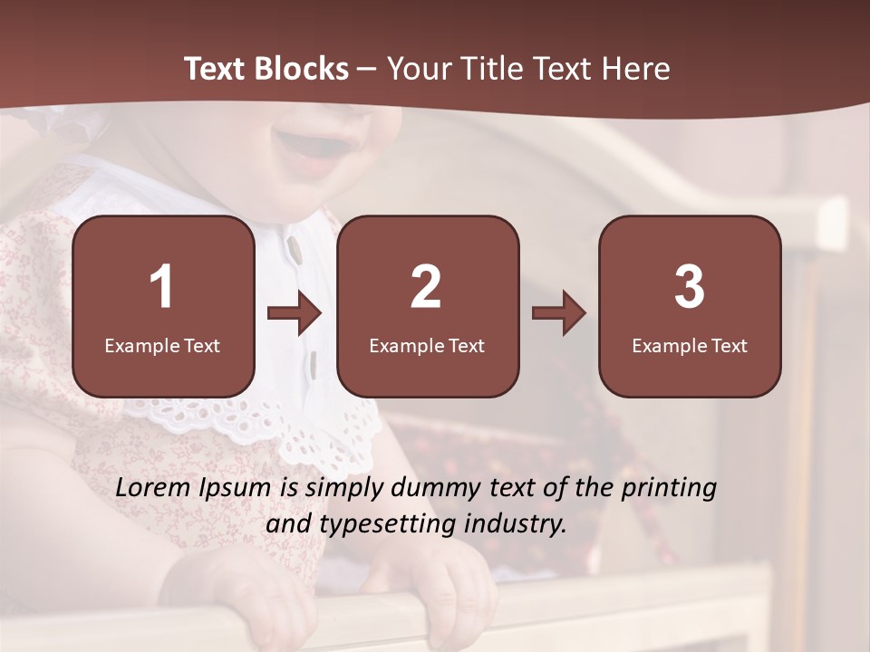 Small Baby Positive PowerPoint Template