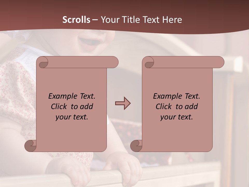 Small Baby Positive PowerPoint Template