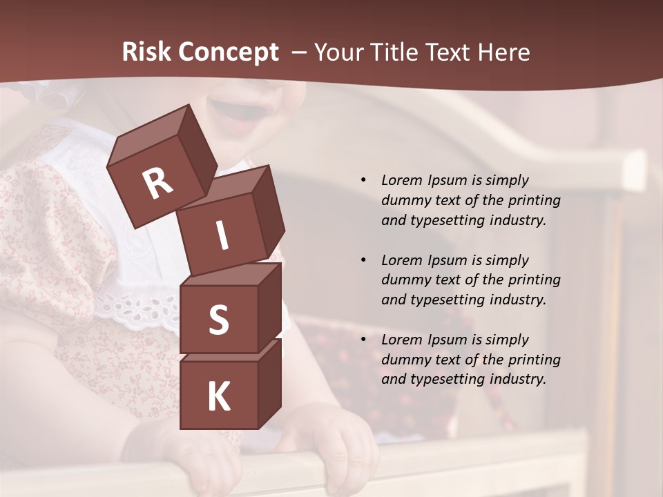 Small Baby Positive PowerPoint Template