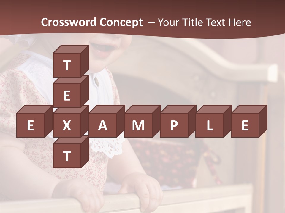 Small Baby Positive PowerPoint Template