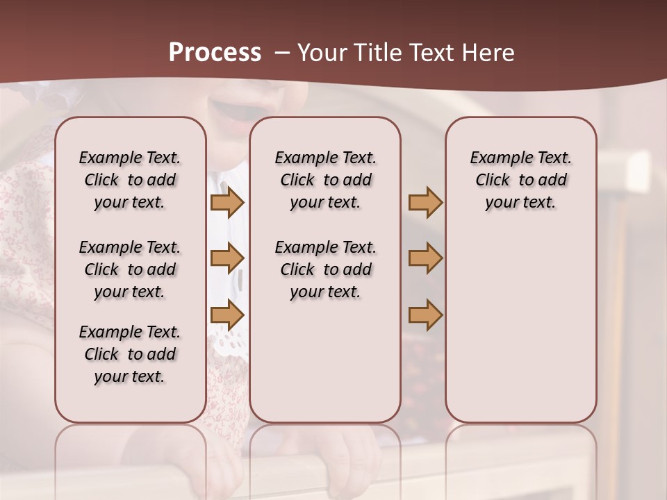 Small Baby Positive PowerPoint Template