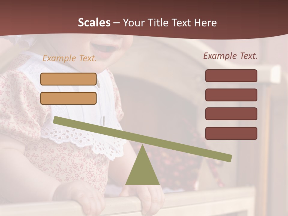 Small Baby Positive PowerPoint Template