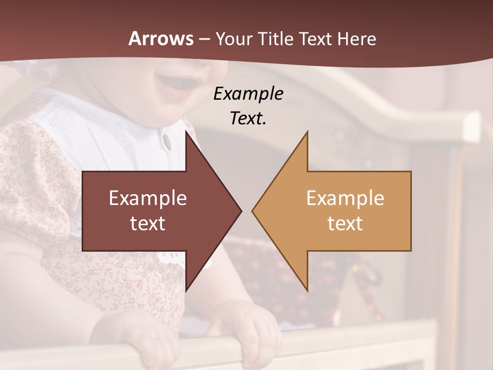 Small Baby Positive PowerPoint Template