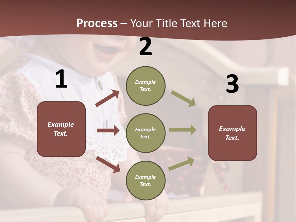 Small Baby Positive PowerPoint Template