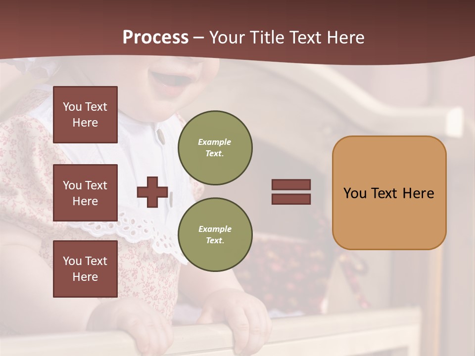 Small Baby Positive PowerPoint Template