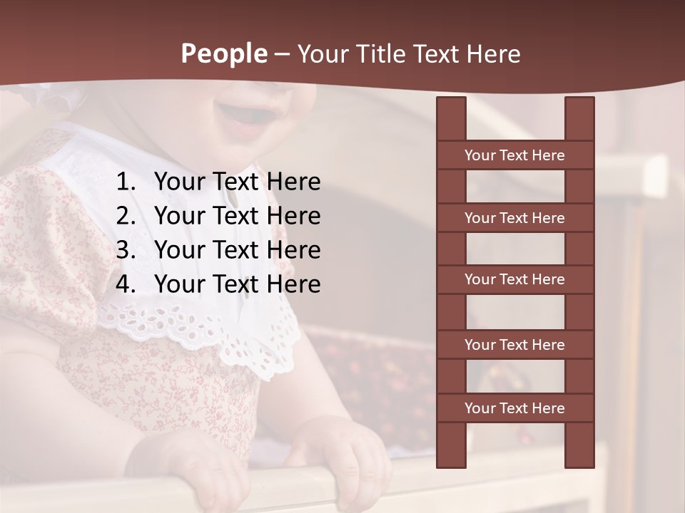 Small Baby Positive PowerPoint Template