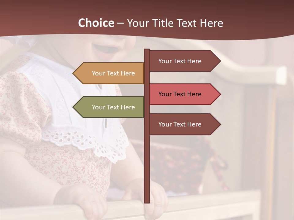 Small Baby Positive PowerPoint Template