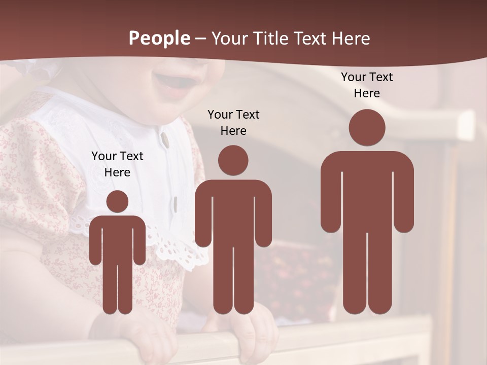 Small Baby Positive PowerPoint Template
