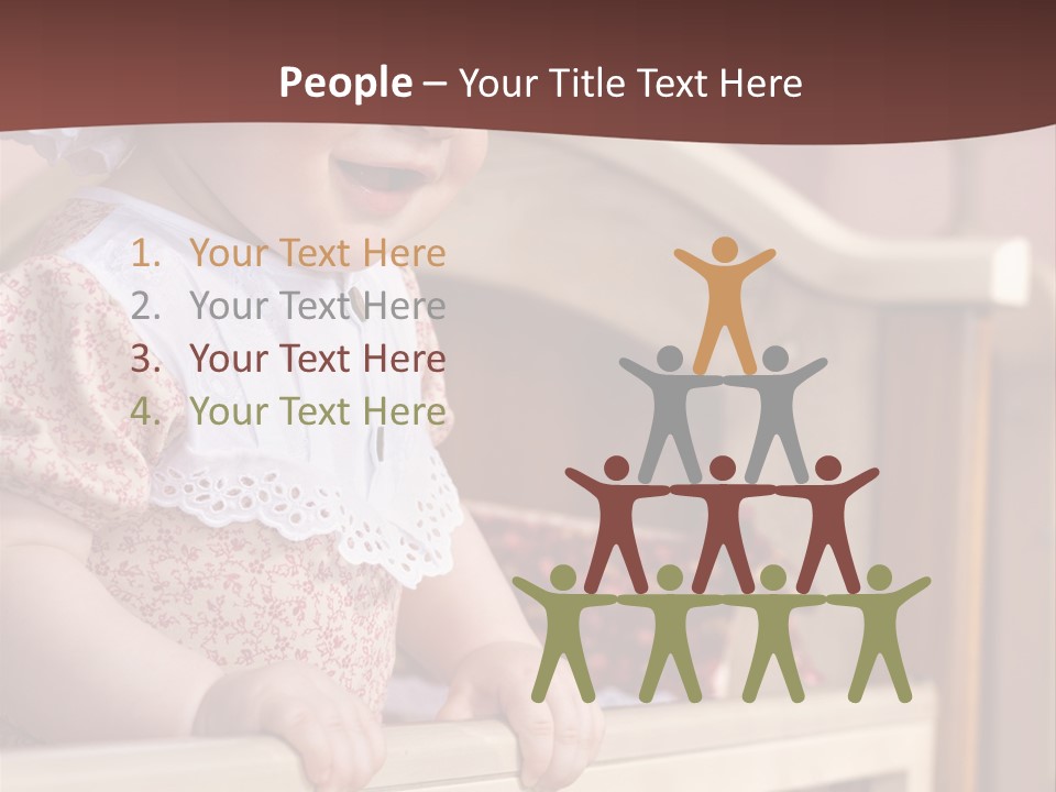 Small Baby Positive PowerPoint Template