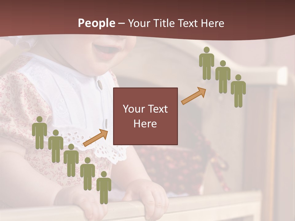 Small Baby Positive PowerPoint Template