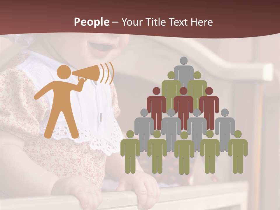 Small Baby Positive PowerPoint Template