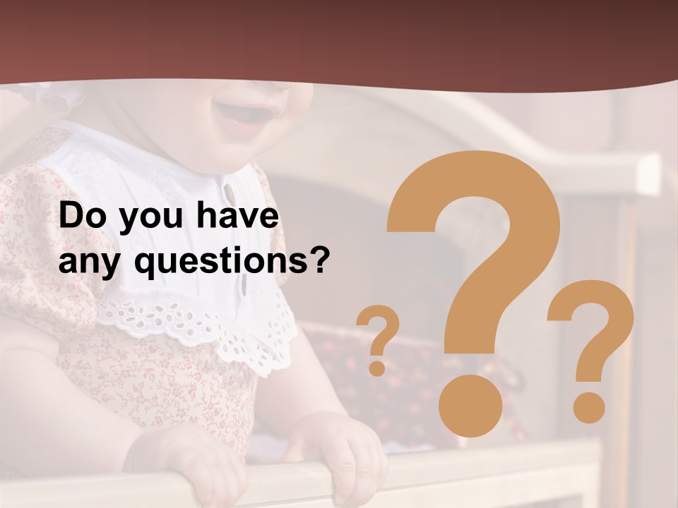 Small Baby Positive PowerPoint Template