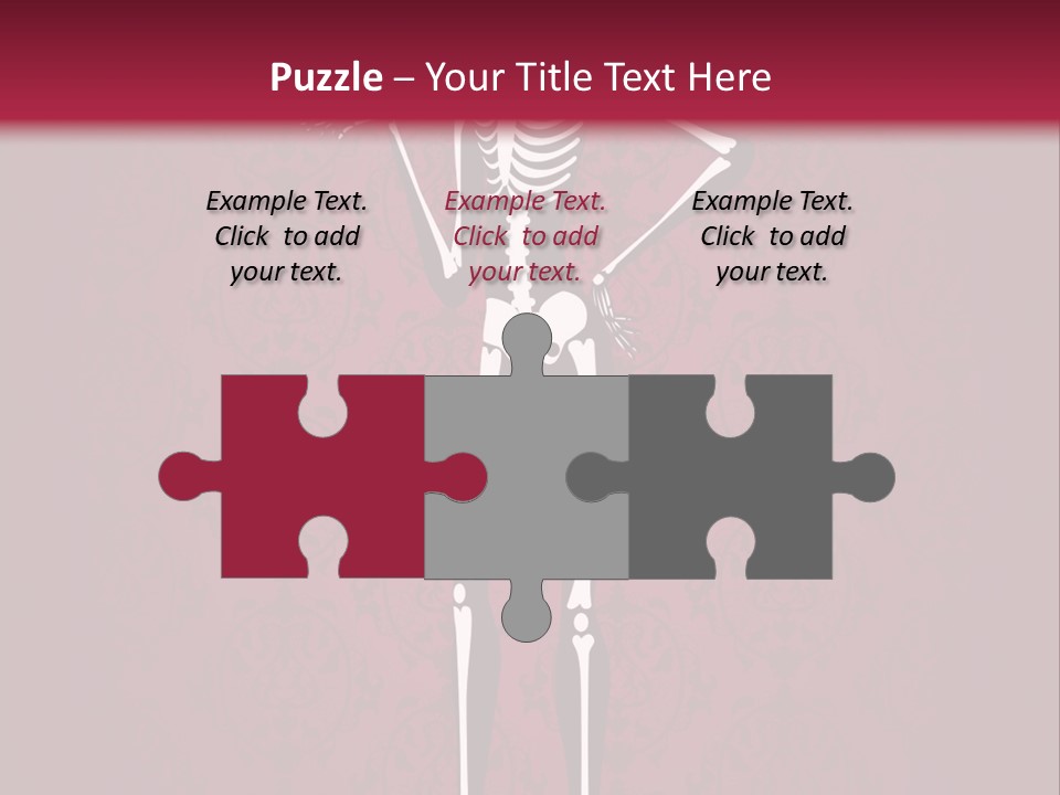 Bones Sexy Creepy PowerPoint Template