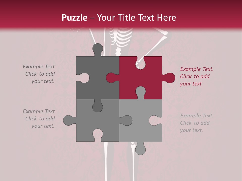 Bones Sexy Creepy PowerPoint Template