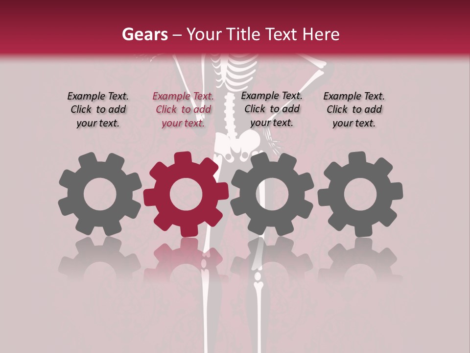 Bones Sexy Creepy PowerPoint Template