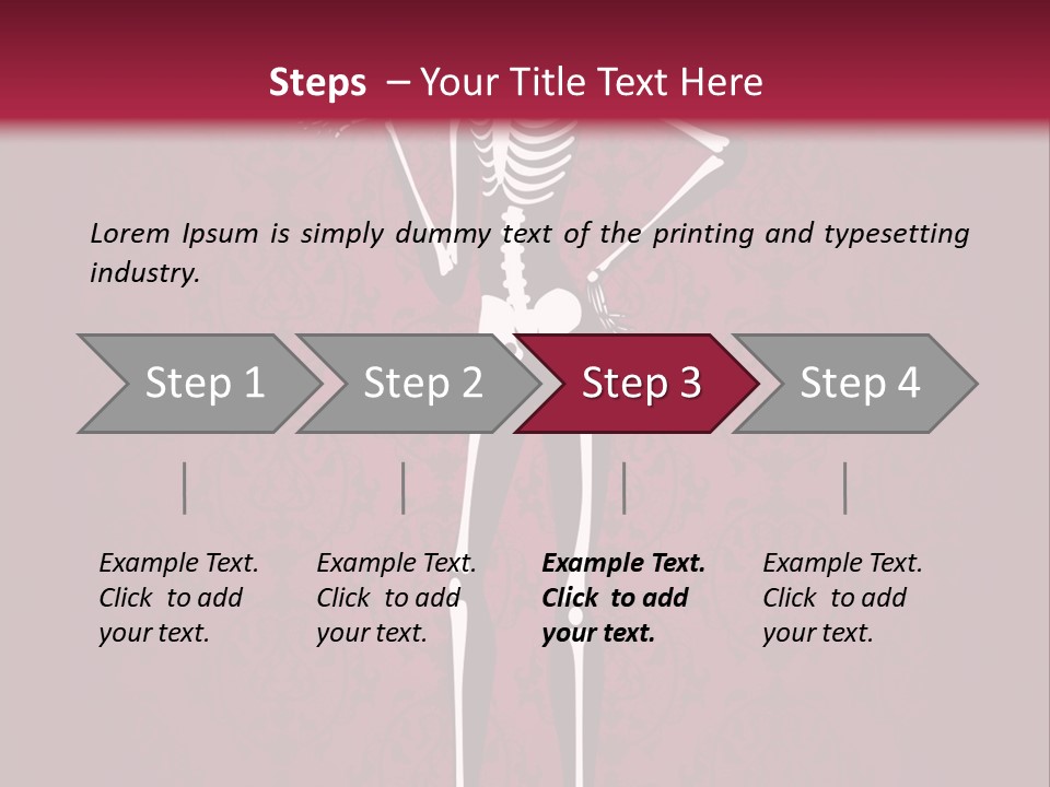 Bones Sexy Creepy PowerPoint Template