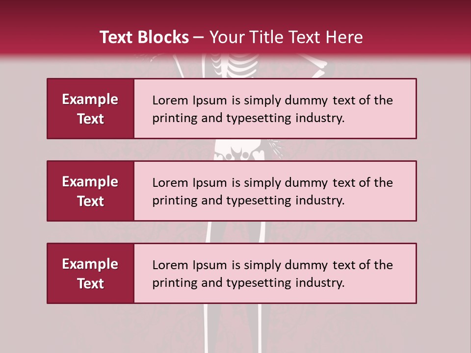 Bones Sexy Creepy PowerPoint Template