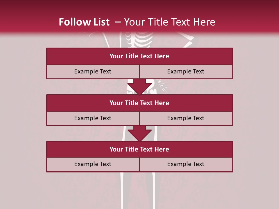 Bones Sexy Creepy PowerPoint Template