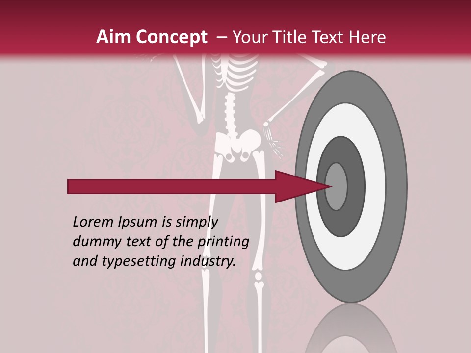 Bones Sexy Creepy PowerPoint Template