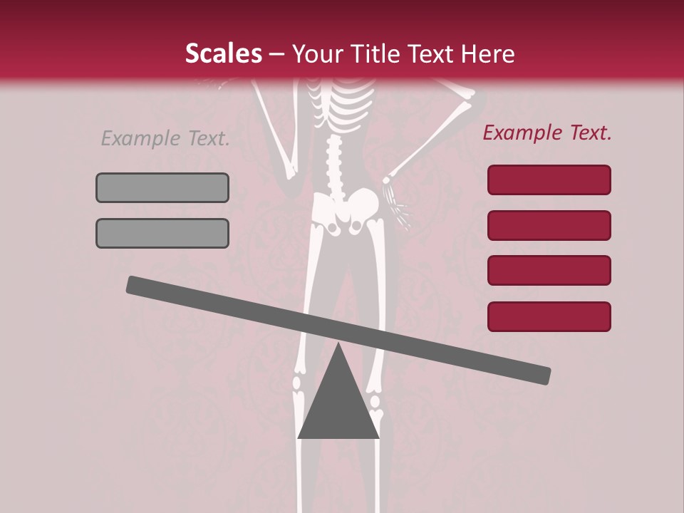 Bones Sexy Creepy PowerPoint Template