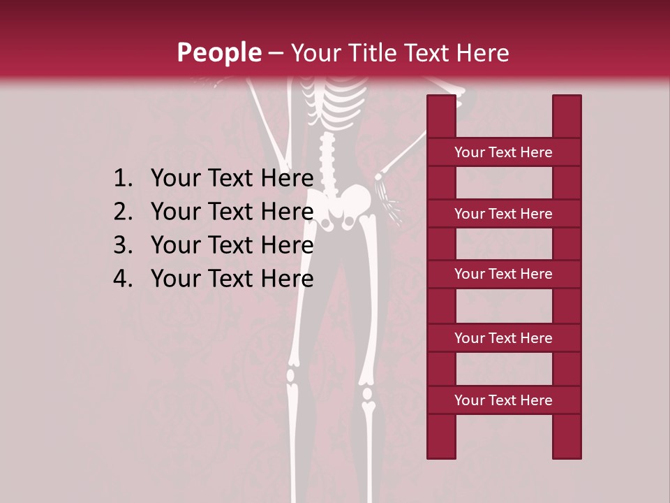 Bones Sexy Creepy PowerPoint Template