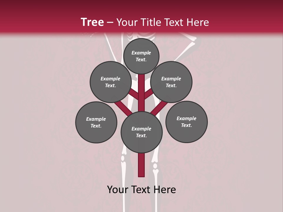 Bones Sexy Creepy PowerPoint Template