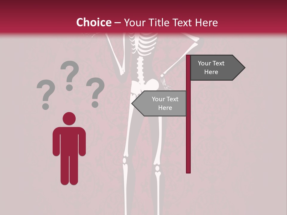 Bones Sexy Creepy PowerPoint Template