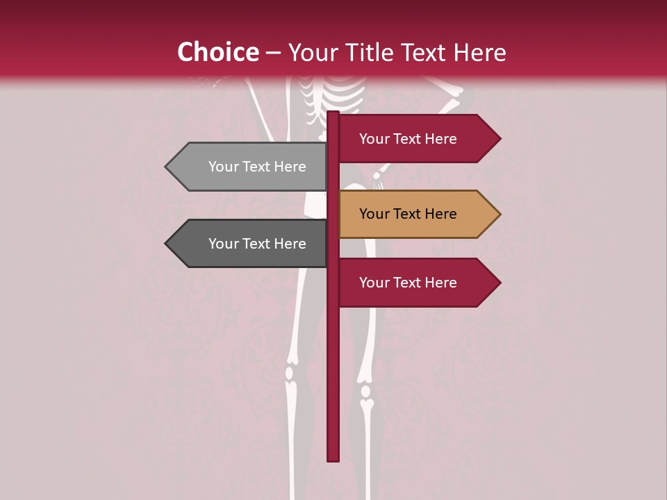 Bones Sexy Creepy PowerPoint Template