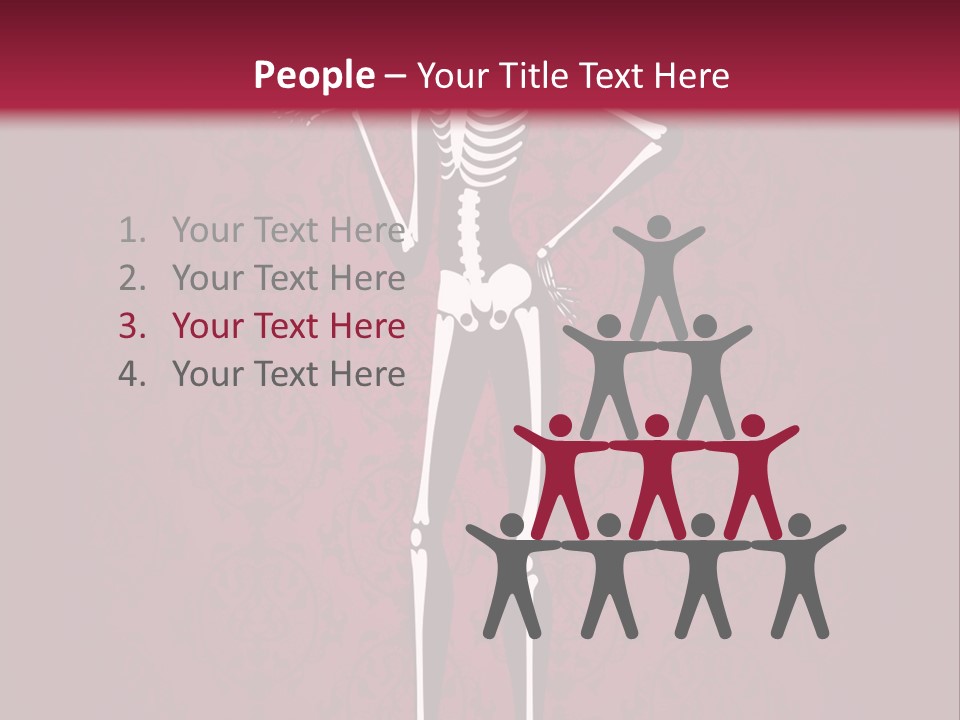 Bones Sexy Creepy PowerPoint Template