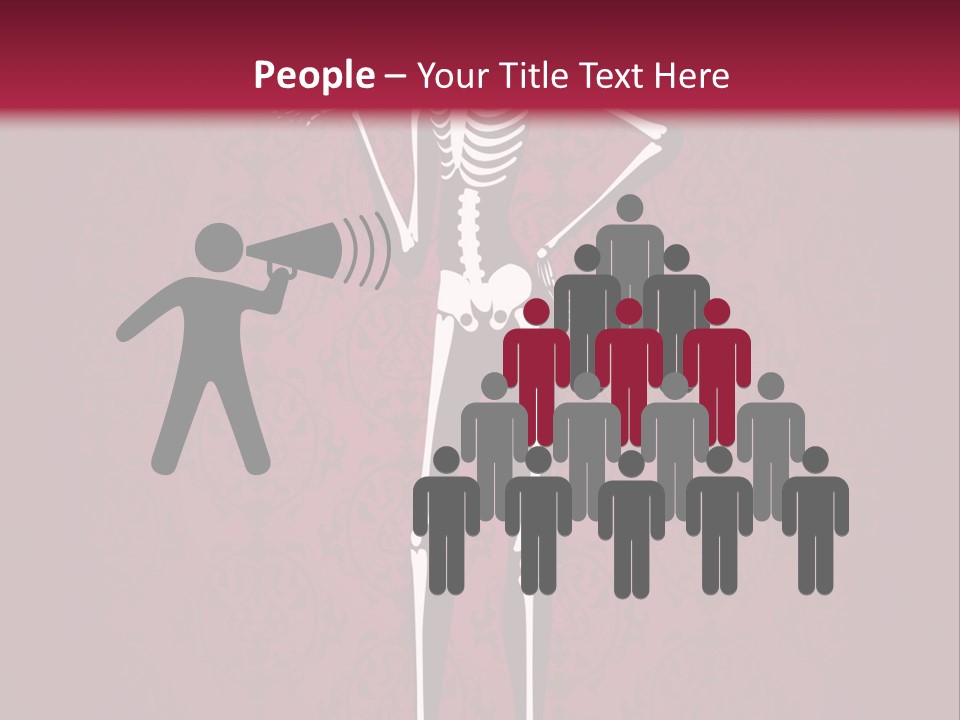 Bones Sexy Creepy PowerPoint Template