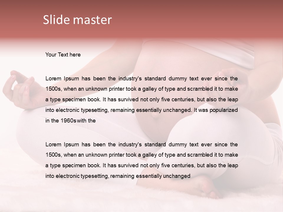 Legs Love Belly PowerPoint Template