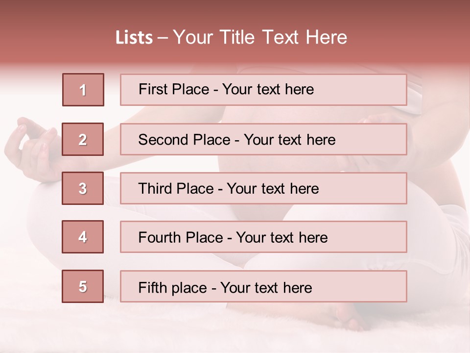 Legs Love Belly PowerPoint Template