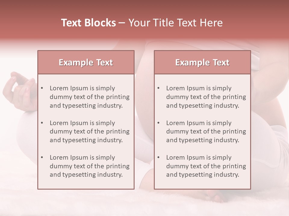 Legs Love Belly PowerPoint Template