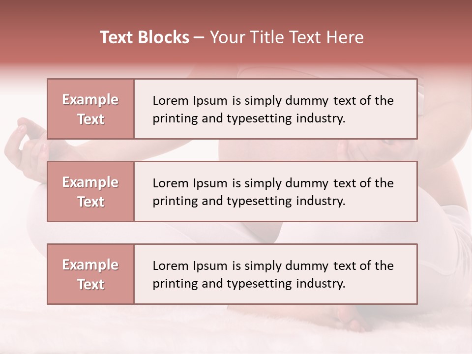 Legs Love Belly PowerPoint Template