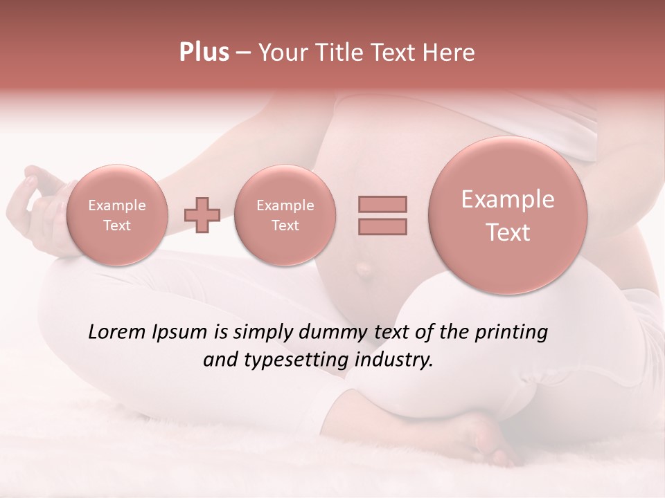 Legs Love Belly PowerPoint Template