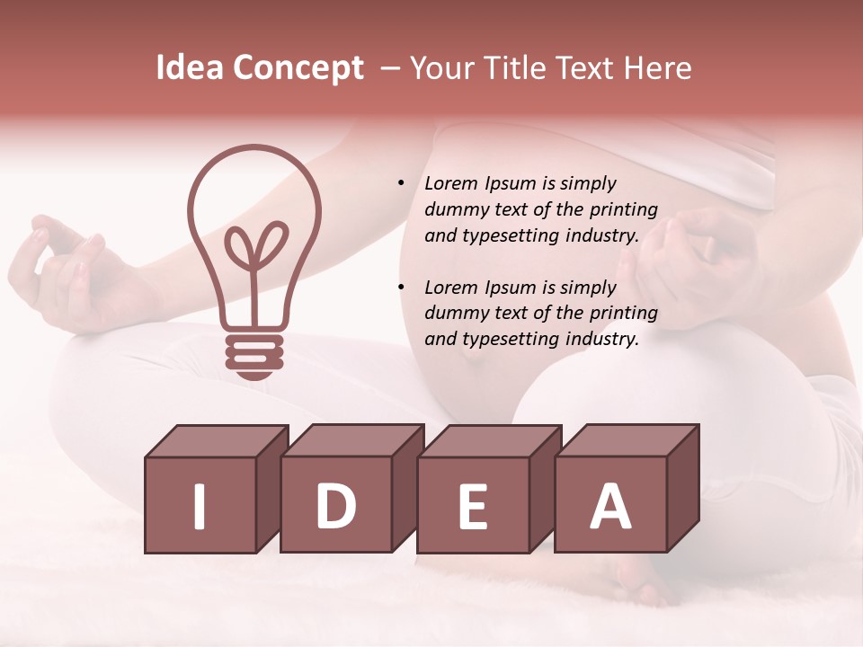 Legs Love Belly PowerPoint Template