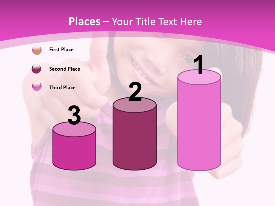 Girl Pretty Cute PowerPoint Template