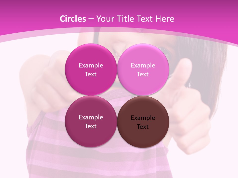 Girl Pretty Cute PowerPoint Template