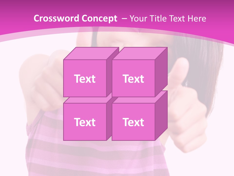 Girl Pretty Cute PowerPoint Template