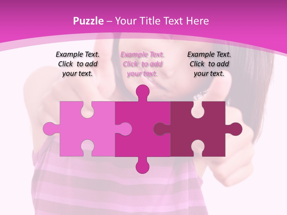 Girl Pretty Cute PowerPoint Template