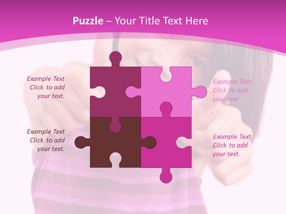 Girl Pretty Cute PowerPoint Template