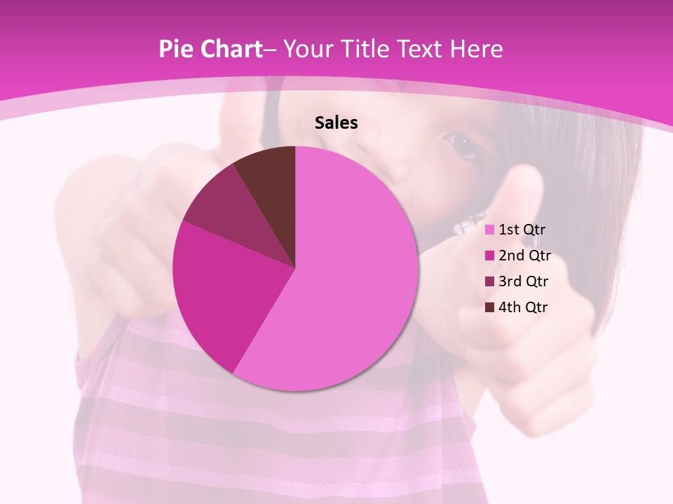 Girl Pretty Cute PowerPoint Template