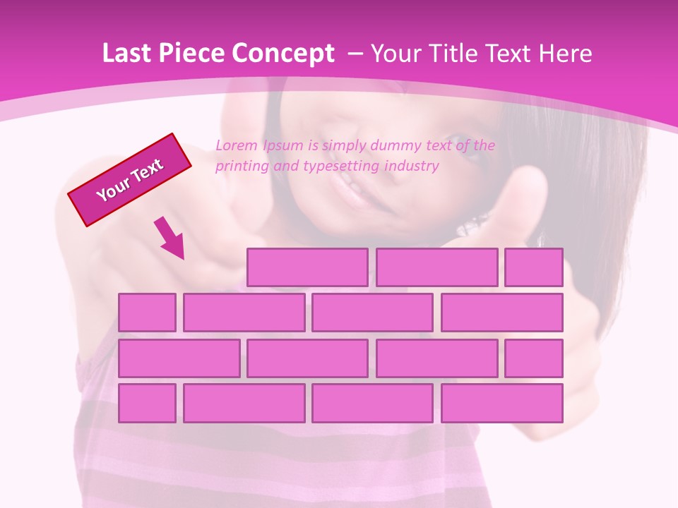 Girl Pretty Cute PowerPoint Template